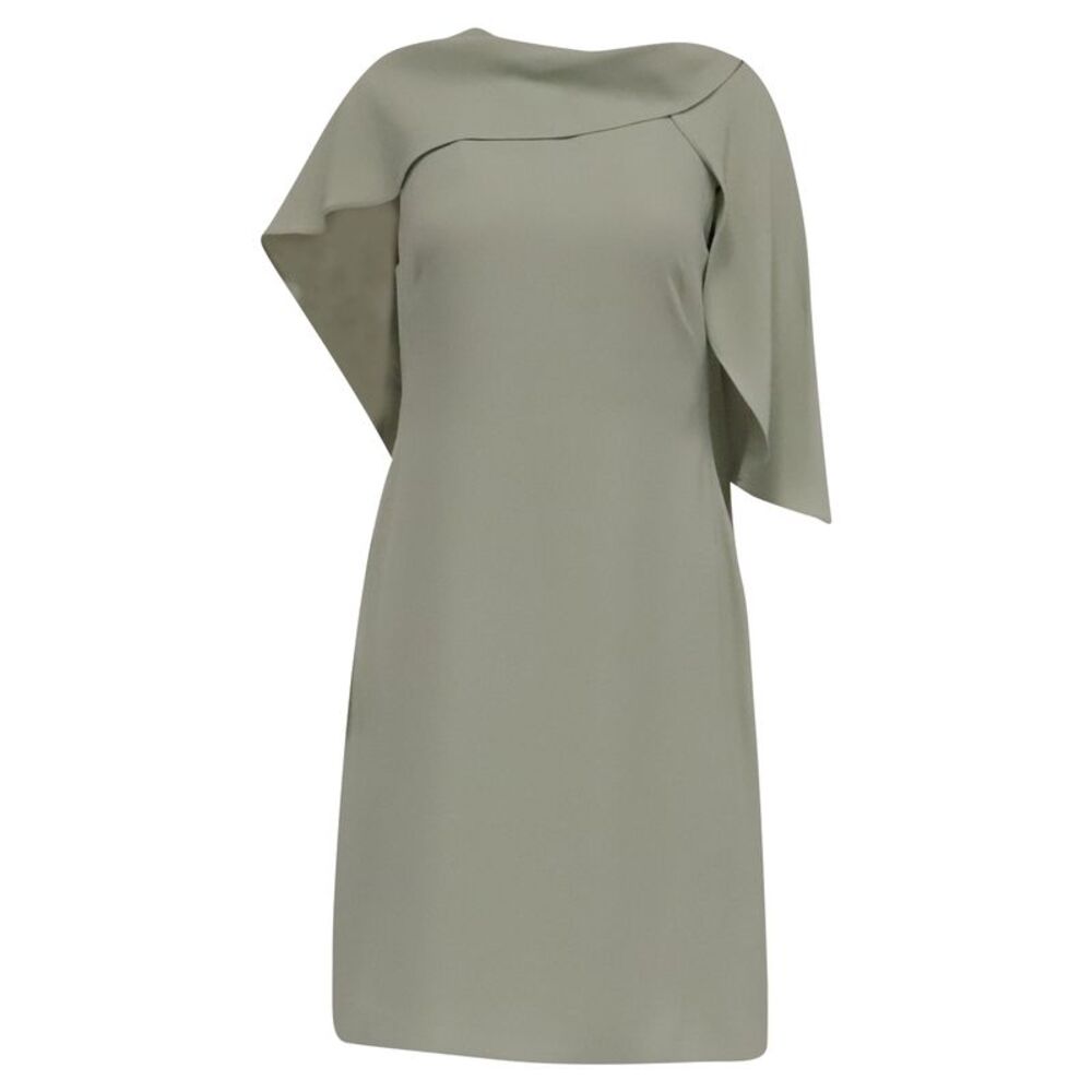 Lauren Ralph Lauren Cape Dress in Mint Green Polyester